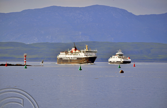 DG378387. Calmac ferry, Isle of Mull. 4719gt. Built 1988. Oban. Scotland. 28.8.2022.