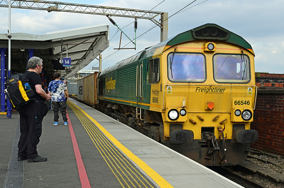 DG419650. 66546. 4M63. 0856 Felixstowe North F.L.T. to Trafford Park F.L.T. Manchester Piccadilly. 24.6.2024.