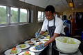 DG10372. Preparing lunch. Cathedrals Express. 25.4.07.