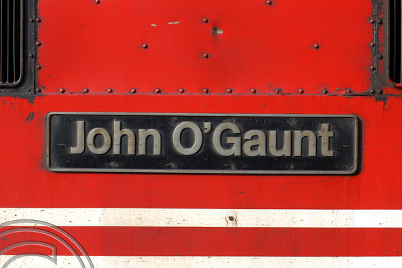 DG00914. John O' Gaunt nameplate. 16.5.04.