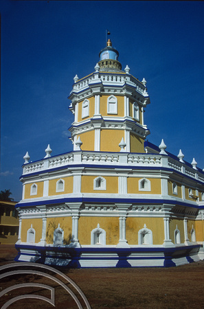 T5657. Shri Shantadurga temple. Ponda. Goa. India. December 1995