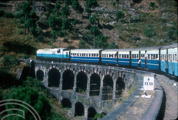 T02916. No 154 on Shimla - Kalka. India. October 1992.