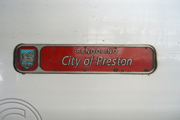 DG172476. Nameplate. 390028. Manchester Piccadilly.23.2.14.