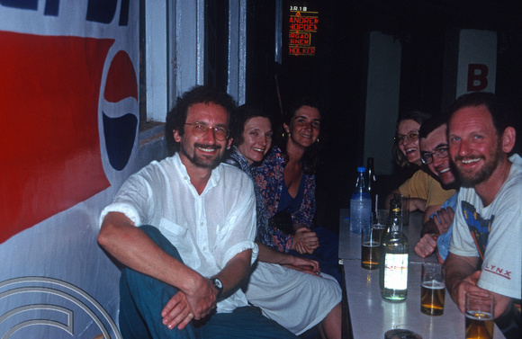 T5674. At the Prakash Bar. Arambol. Goa. India. December 1995