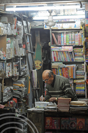 DG69593. Bookshop. Paharganj. Delhi. India. 7.12.10.