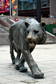 DG441177. Tiger statue. Jernbanetorget. Oslo. Norway. 26.2.2025.