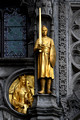 DG336298. Statues. Basilica of the Holy Blood. Bruges. Belgium. 25.10.19.