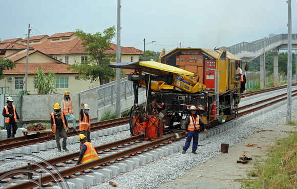 DG105221. Rail welder. Malaysia. 24.2.12.