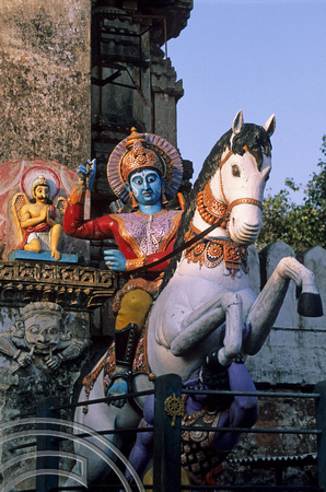 T6695. Jagannath Temple gate. Puri. Orissa. India. 1998.