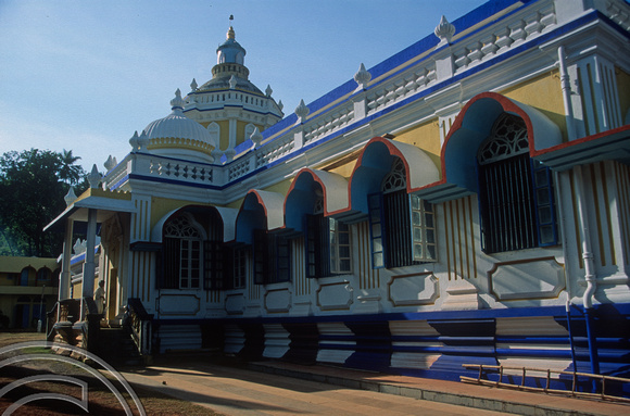 T5658. Shri Shantadurga temple. Ponda. Goa. India. December 1995