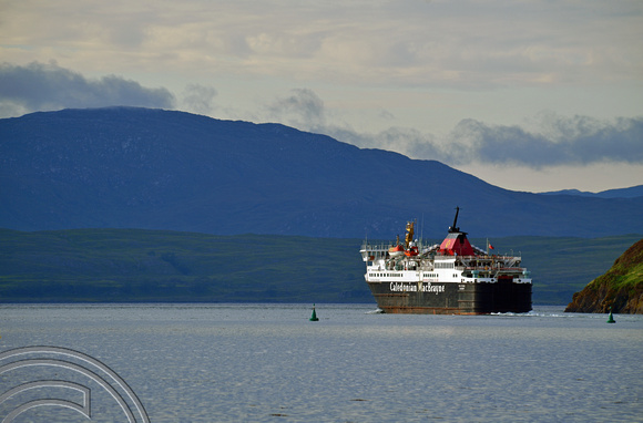 DG378409. Calmac ferry, Isle of Mull. 4719gt. Built 1988. Oban. Scotland. 28.8.2022.