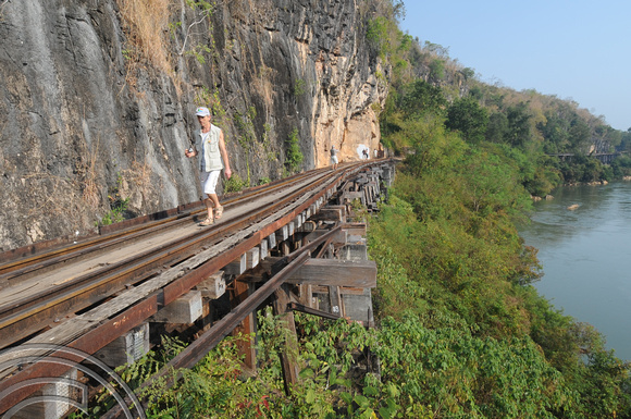 FDG10817. Trestle viaduct. Thamkrasae. Thailand. 21.1.09.