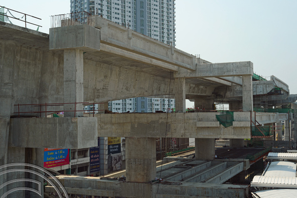 DG204830. New MRT under construction. Bang Wa. Bangkok. Thailand. 3.2.15