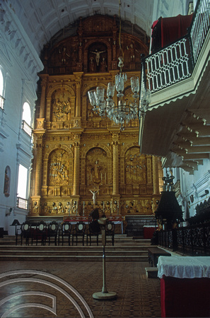 T5648. Church of St Cajetan. Old Goa. Goa. India. December 1995