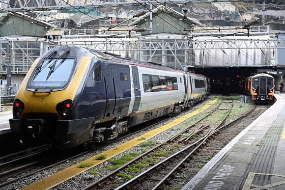 DG432853. 221109. 1B34. 1021 Birmingham New Street to London Euston. Birmingham New St. 13.11.2024.