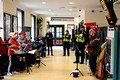 DG433865. Vale of Clwyd MIND Xmas carols at the station. Rhyl. 4.12.2024.