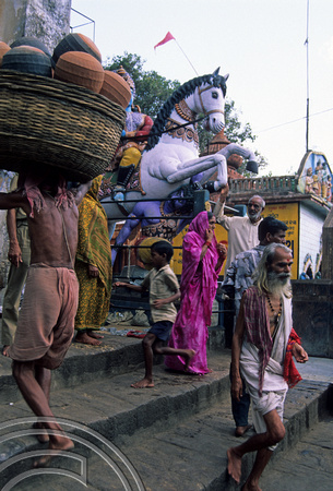 T6694. Jagannath Temple gate. Puri. Orissa. India. 1998.