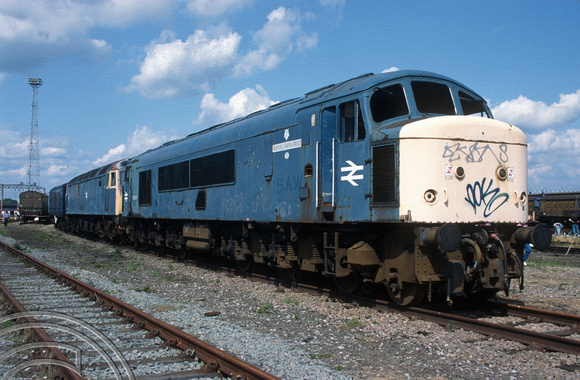04073. 45041. 47403. Awaiting scrapping. Basford Hall open day. Crewe. 21.8.94