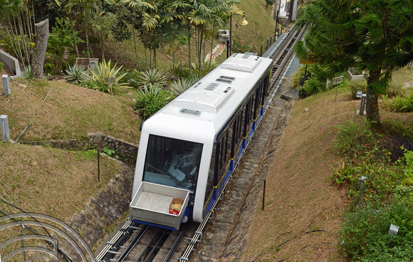 DG204697. Penang Hill funicular railway. Malaysia. 30.1.15