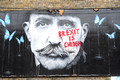 DG370456. Anti Brexit grafitti. . Rochester. 20.5.2022.