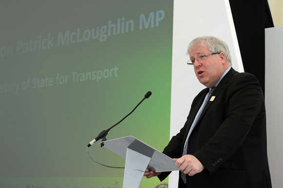 DG176036. Rt Hon Patrick McLoughlin MP.  DDRf14. Derby. 10.4.14.