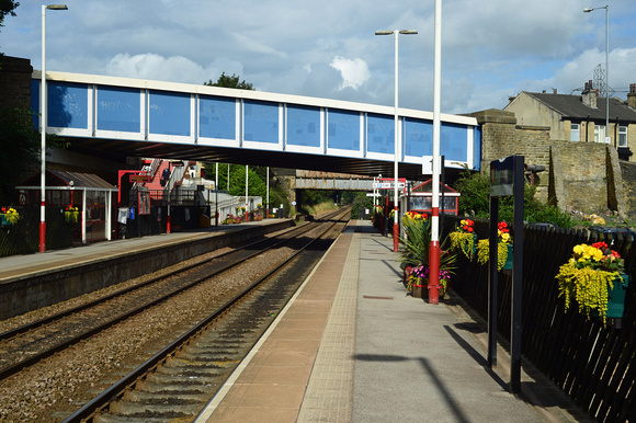 DG248717. View of the station. Brighouse. 1.8.16.