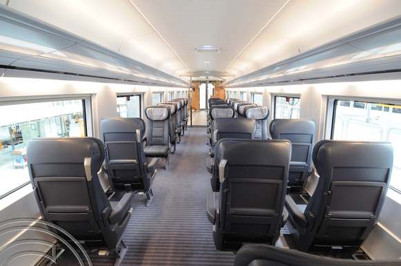 DG50539. First Class interior. Velaro. Siemens Krefeld. Germany. 28.4.10.