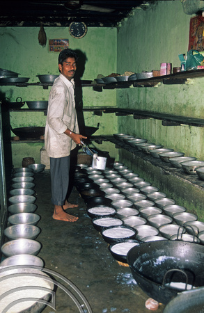 T6698.  Curd making. Puri. Orissa. India. 1998.
