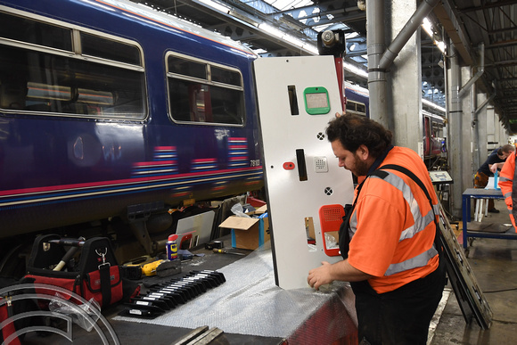 DG261661. C6 overhaul work on Class 313 components. Hornsey depot. 13.12.16