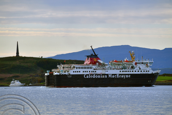 DG378408. Calmac ferry, Isle of Mull. 4719gt. Built 1988. Oban. Scotland. 28.8.2022.