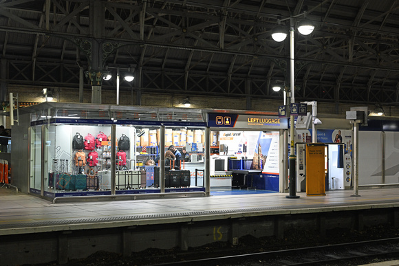 DG436212. Left luggage. Manchester Piccadilly. 30.12.2024.