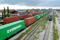 DG99821. Container depot.  Padang Besar. Malaysia. 18.12.11.