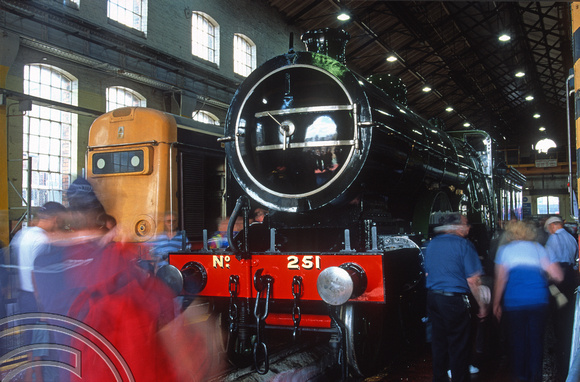 12536. 20227 and GNR N0 251 On display. Open day. Doncaster works. 26.7.03