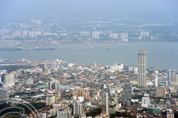 DG204689. Georgetown from Penang Hill. Malaysia. 30.1.15